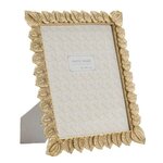 Paris Prix Cadre Photo Déco Pétales de Fleurs  Anthurium  20x25cm Or