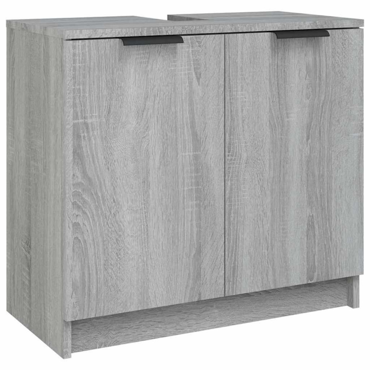 VIDAXL Armoire de bain Sonoma gris 64,5x33,5x59 cm Bois d'ingenierie