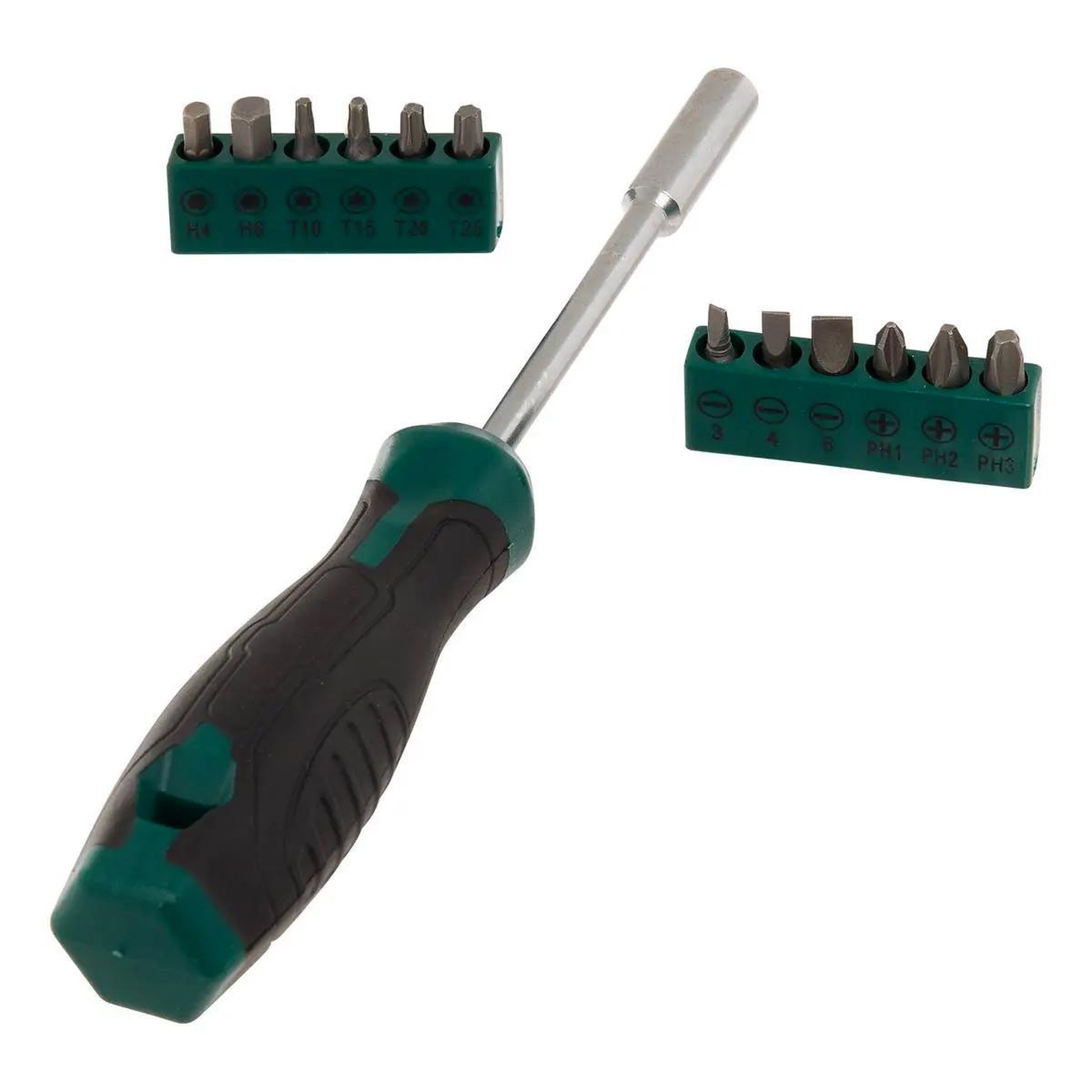 Voir la diapositive 6 : FIVE Boîte à outils 16 pièces  essentiels  27cm vert