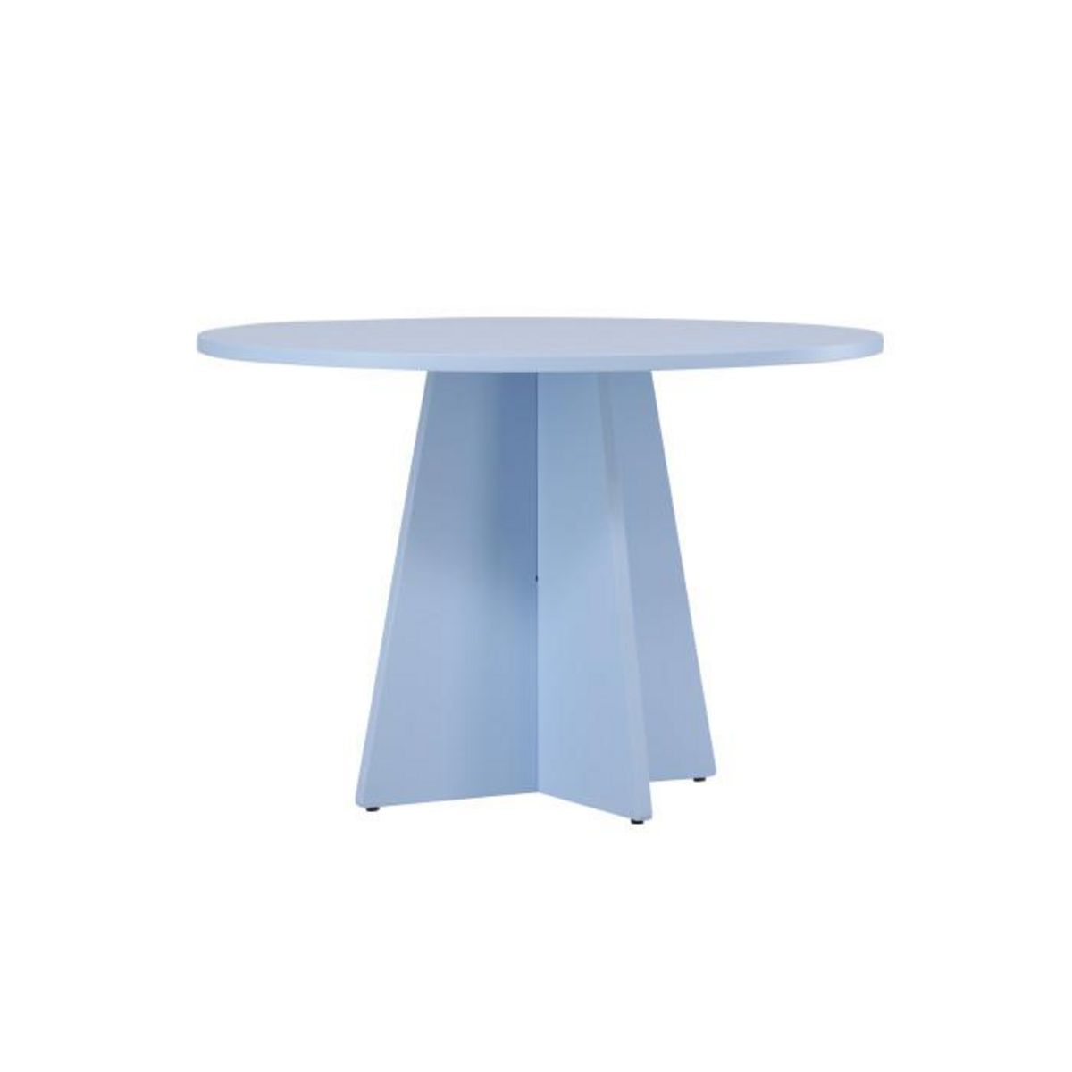 Paris Prix Table à Manger Ronde  Bootcut  110cm Bleu