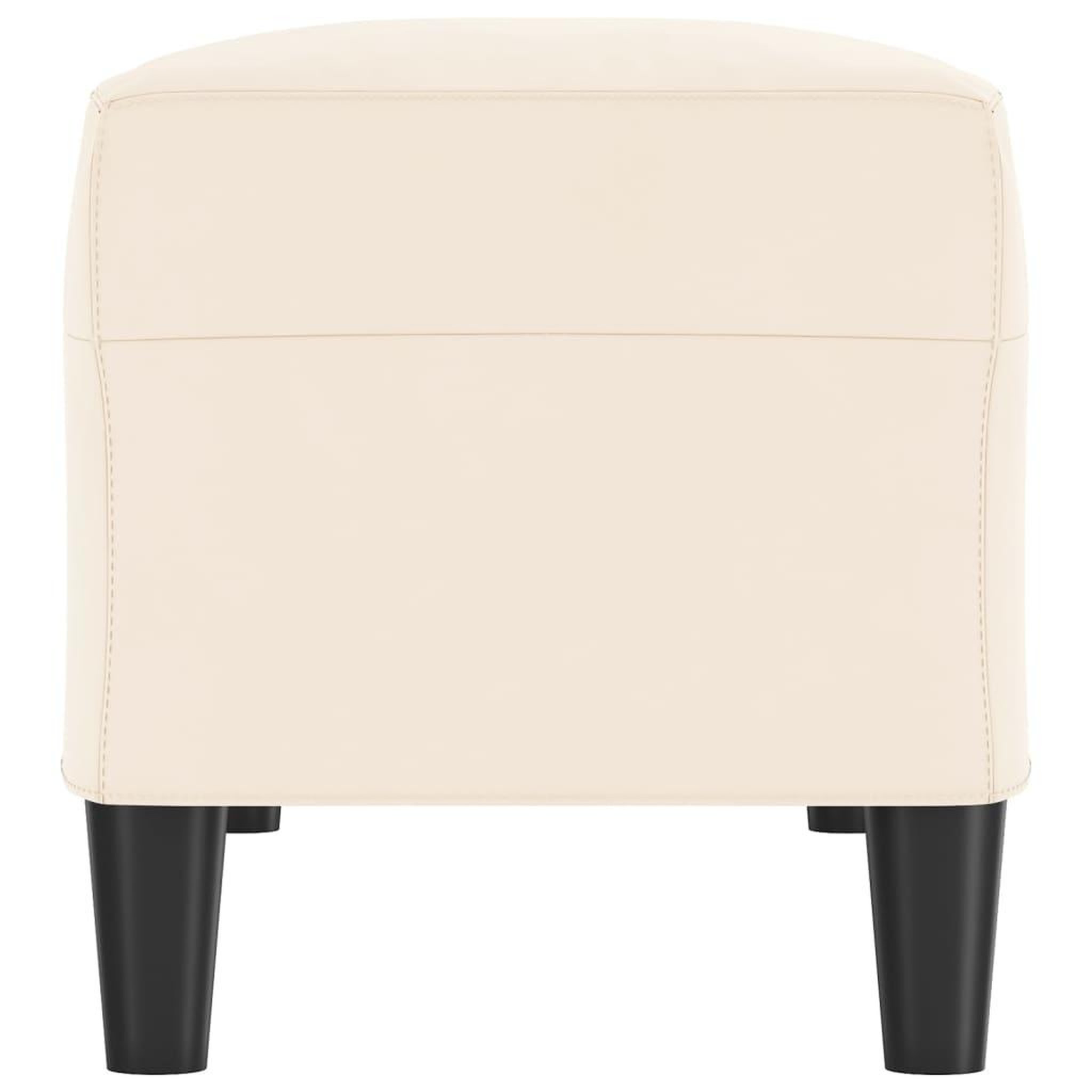 Voir la diapositive 4 : VIDAXL Banc Creme 100x35x41 cm Velours