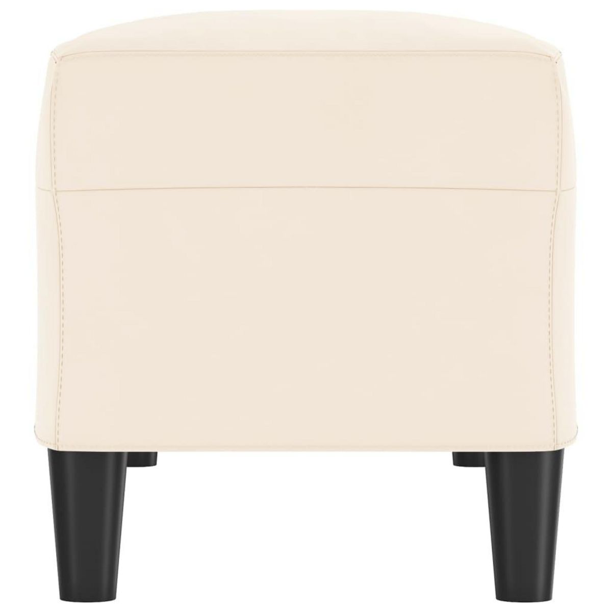 VIDAXL Banc Creme 100x35x41 cm Velours