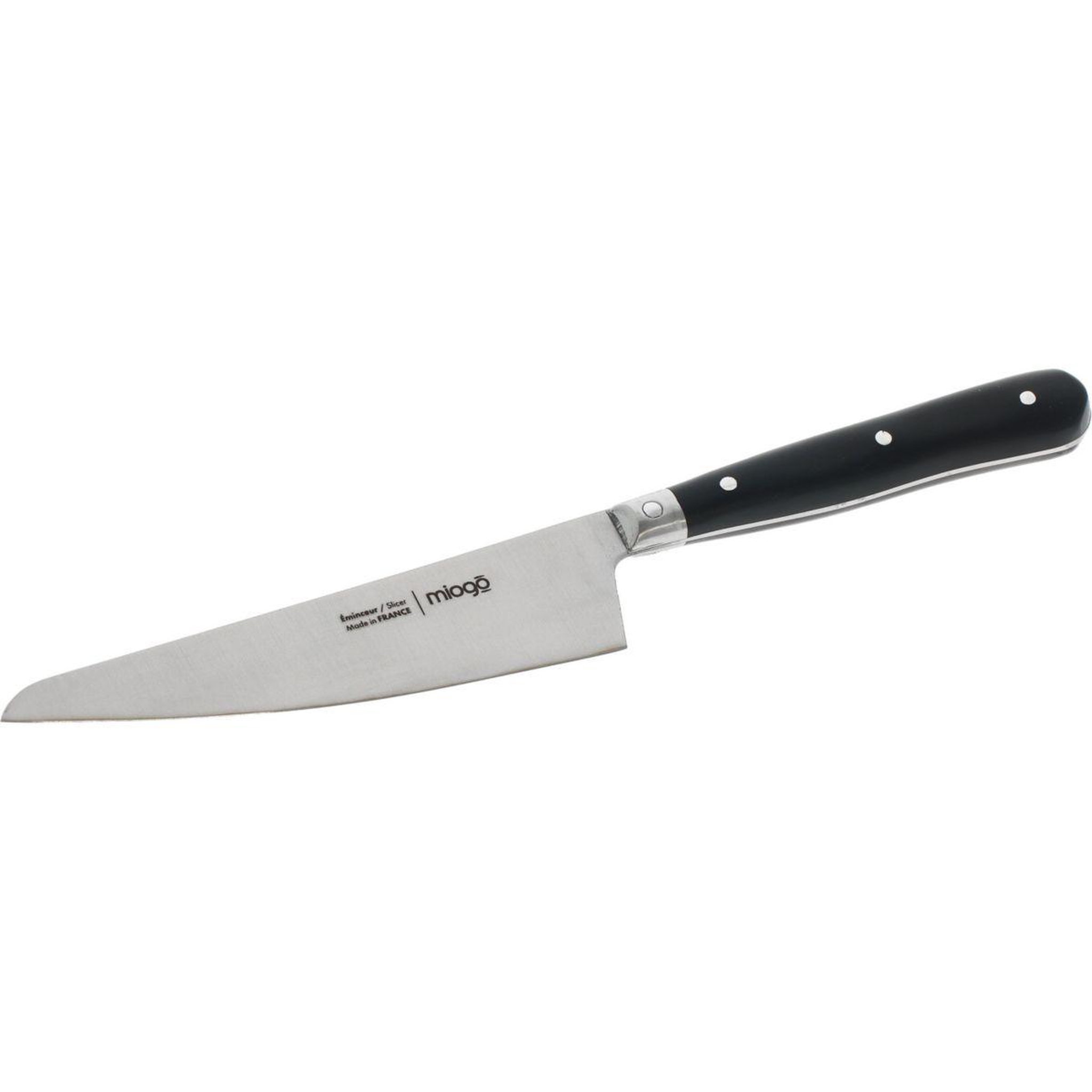 Voir la diapositive 2 : MIOGO Couteau eminceur 12.5 cm pleine soie