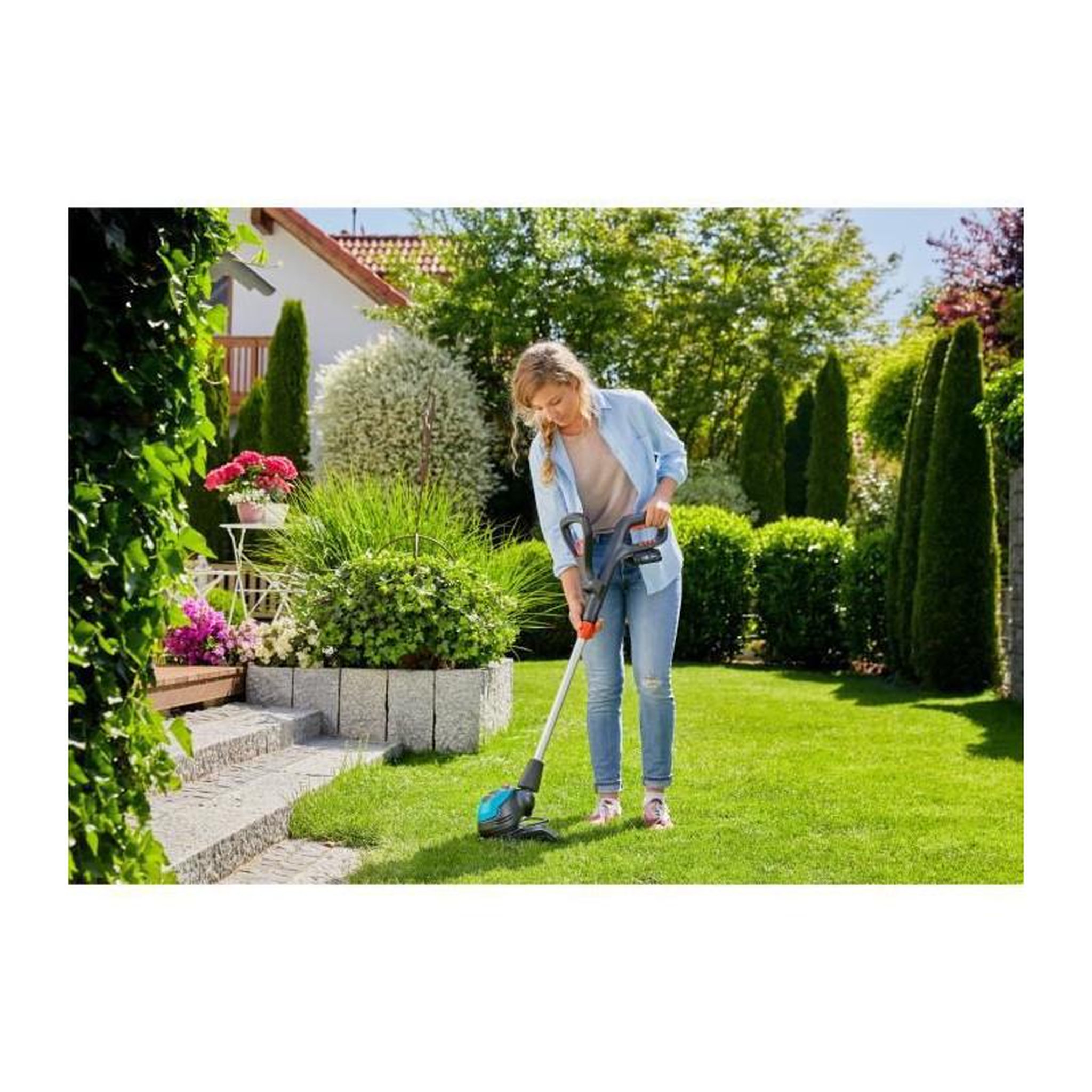 Voir la diapositive 2 : Gardena Coupe-bordures EasyCut 23/18V P4A