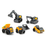 Dickie Dickie Volvo Micro Work Vehicles, 5pcs.