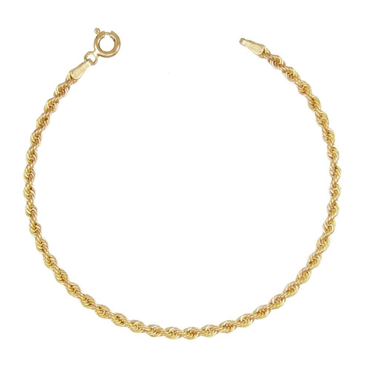 L'ATELIER D'AZUR Bracelet Or 18 Carats 750/000 Maille Corde Jaune - Femme