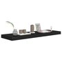 Voir la diapositive 3 : VIDAXL Etagere flottante murale noir 80x23,5x3,8 cm MDF