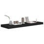 Voir la diapositive 3 : VIDAXL Etagere flottante murale noir 80x23,5x3,8 cm MDF