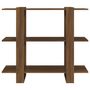 Voir la diapositive 3 : VIDAXL Bibliotheque/Separateur de piece Chene marron 100x30x87 cm