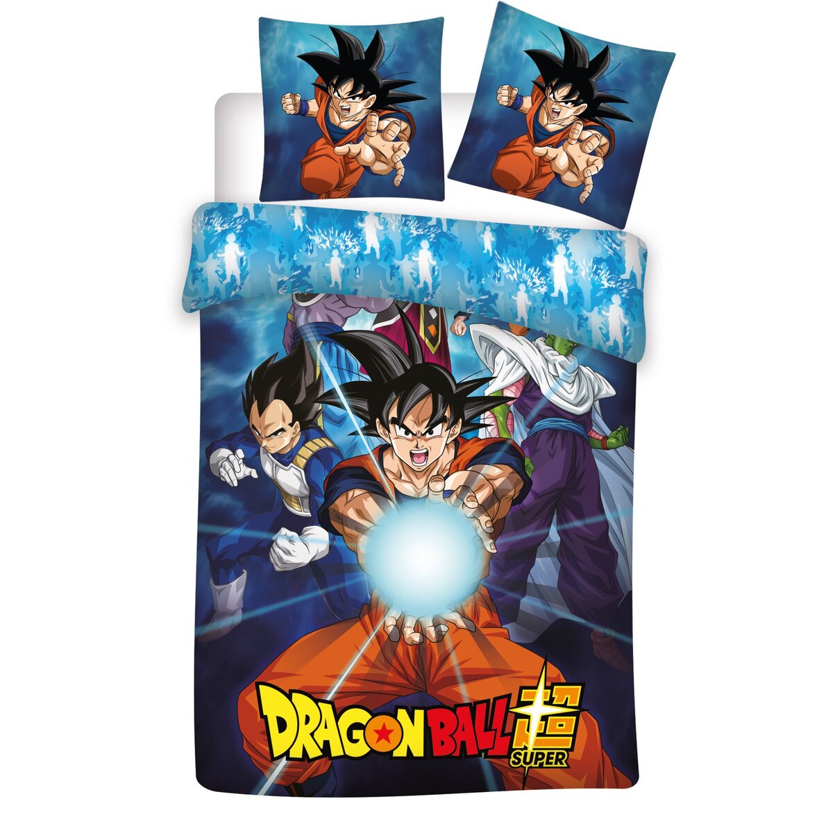 DRAGON BALL Z Parure housse de couette enfant microfibre réversible DRAGON BALL Z