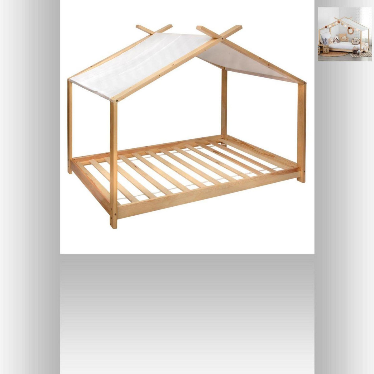 ATMOSPHERA Lit tente Ilan pour enfant - Bois de Pin