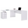 Voir la diapositive 1 : Bureau d'angle droit 3 tiroirs 180 cm VASTO