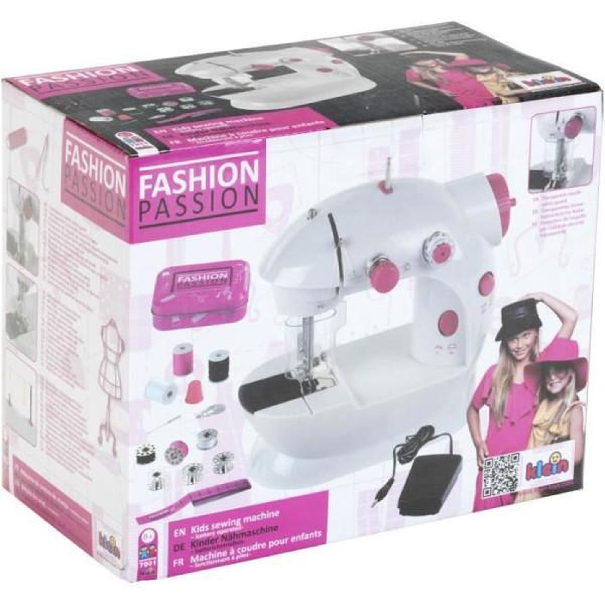 Voir la diapositive 4 : Klein Machine a coudre Fashion Passion pour enfants - KLEIN - 7901
