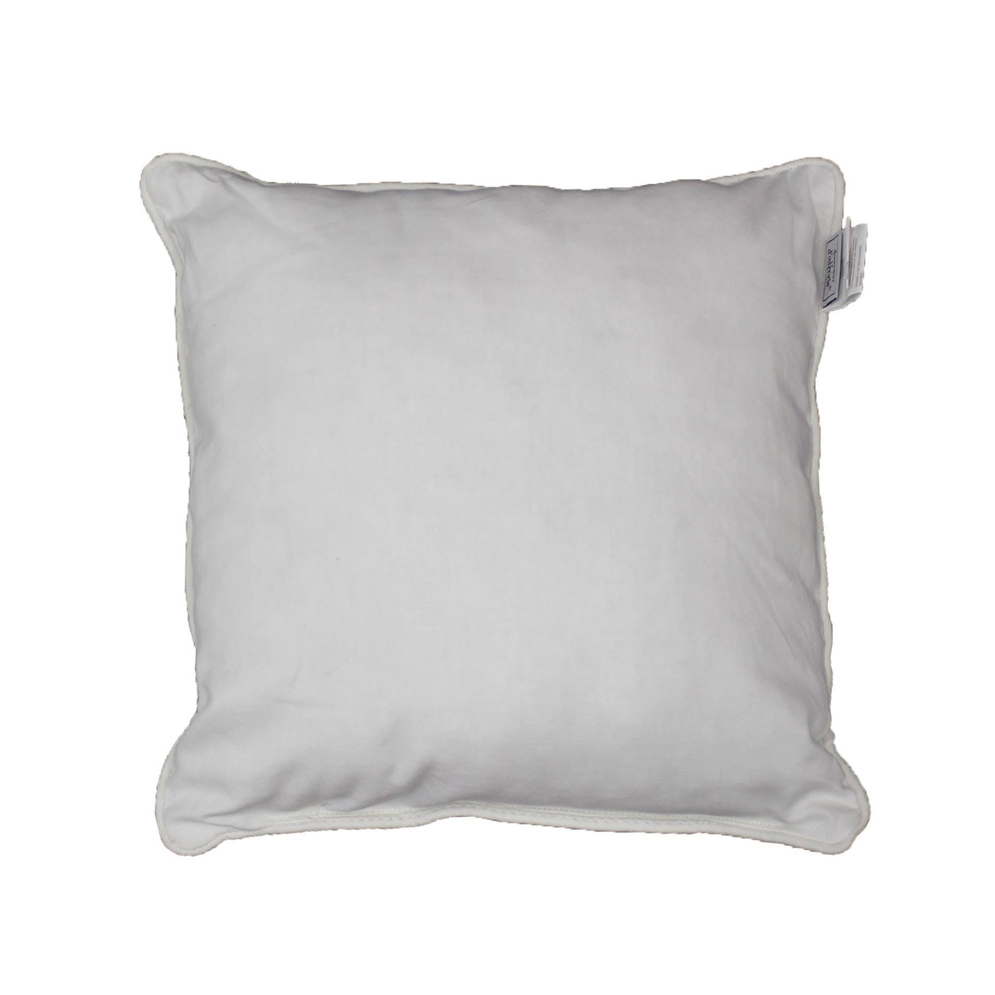Eden Coussin passepoil uni panama blanc 40 x 40 cm