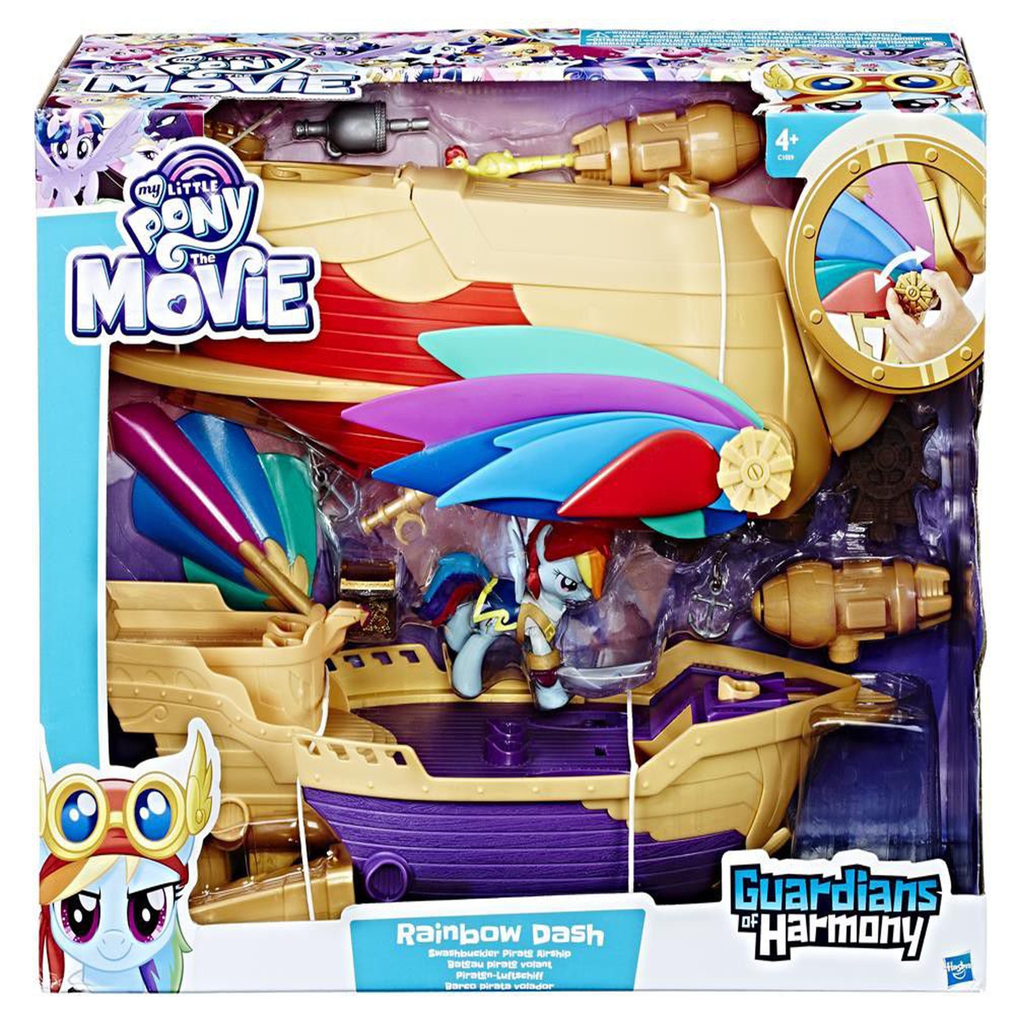Voir la diapositive 4 : HASBRO Bateau pirate volant My Little Pony