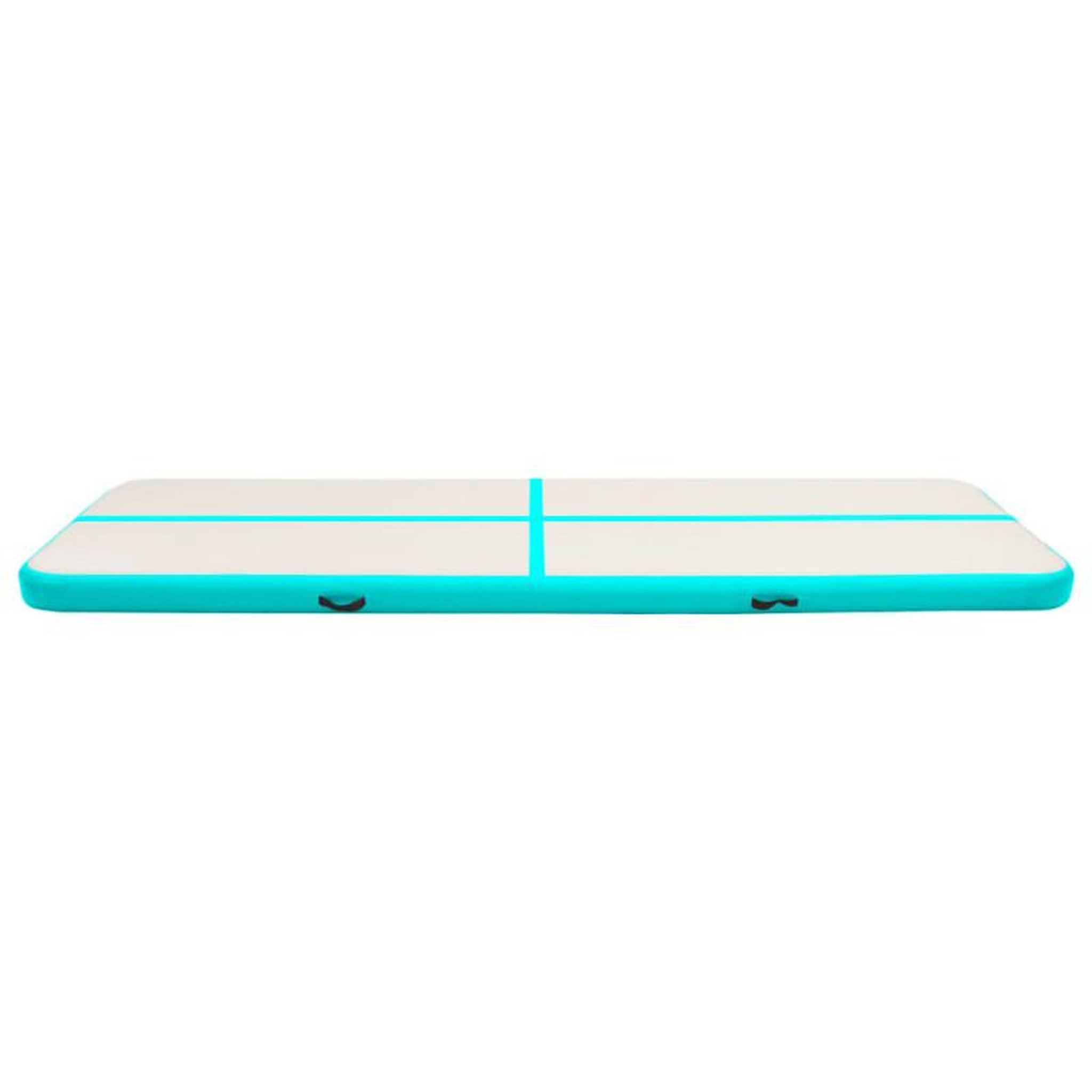 Voir la diapositive 3 : VIDAXL Tapis gonflable de gymnastique avec pompe 600x100x20cm PVC Vert