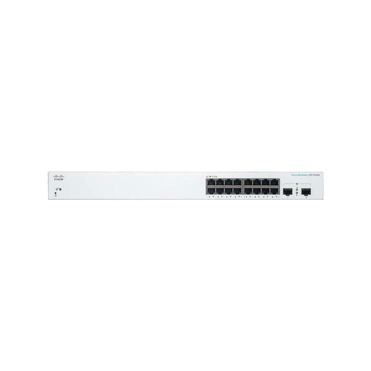 Cisco Switch réseau Cisco CBS220-16T-2G 16 ports Gigabit Ethernet et 2 ports SFP