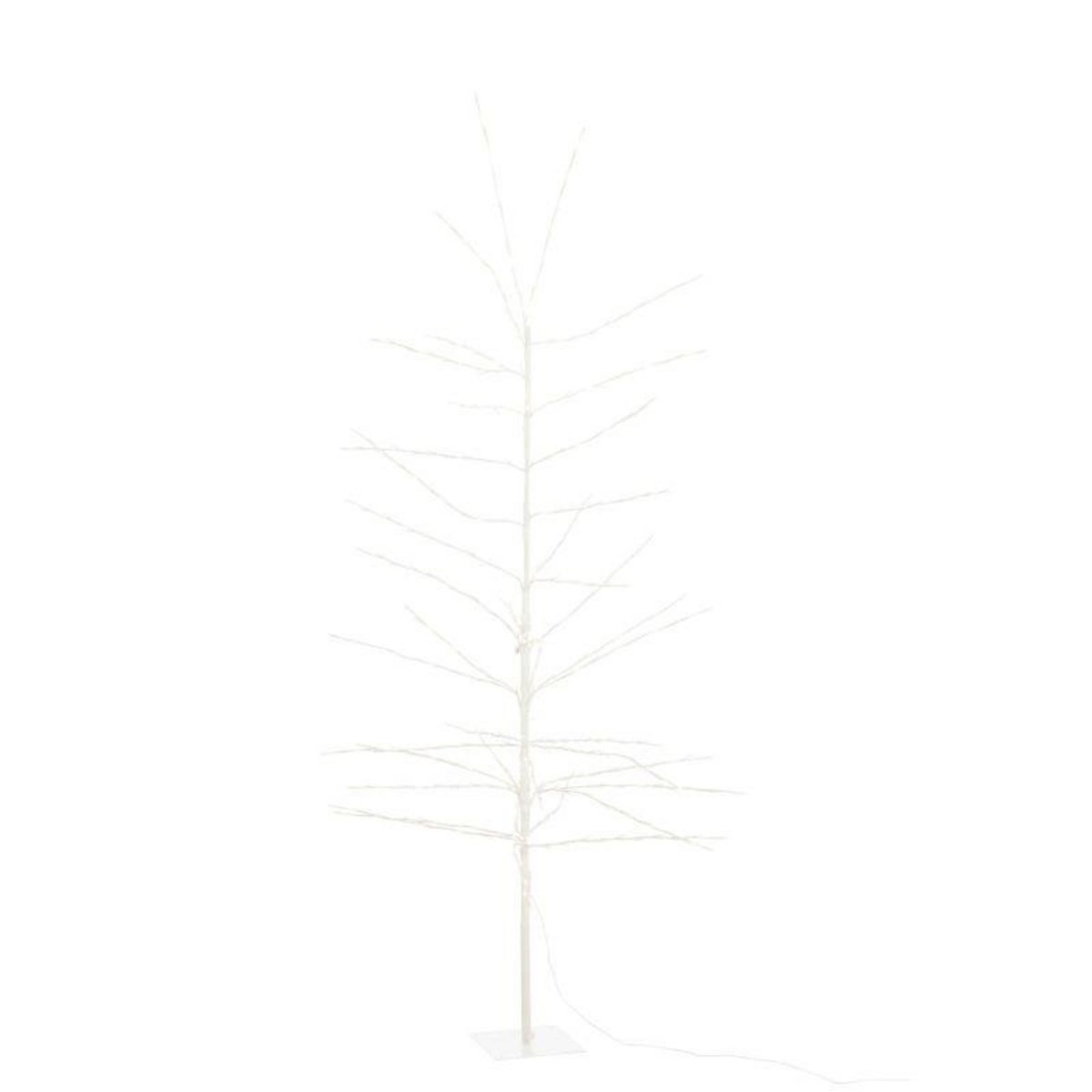 Paris Prix Sapin de Noël à LED  Dénudé  200cm Blanc