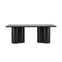Voir la diapositive 4 : Paris Prix Table à Manger Design  Olivia  210cm Noir