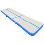Voir la diapositive 2 : VIDAXL Tapis gonflable de gymnastique avec pompe 600x100x20cm PVC Bleu