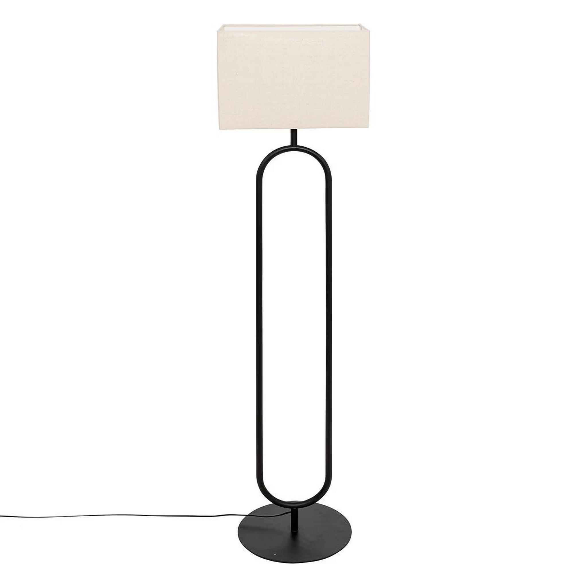 ATMOSPHERA Lampadaire design en métal  alec  154cm noir
