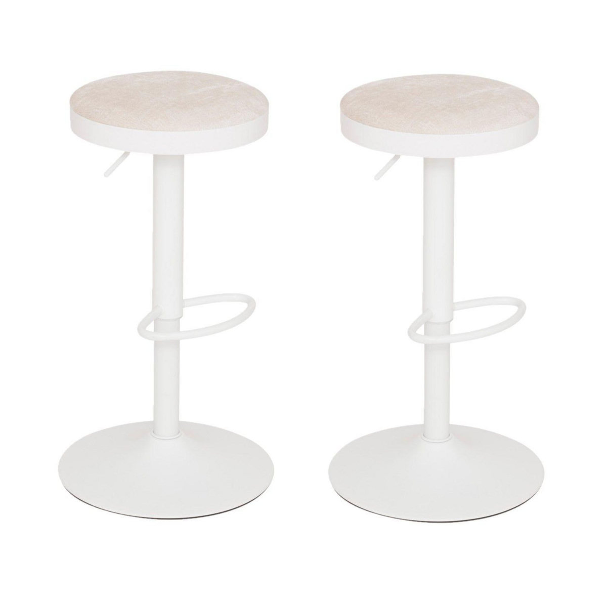 ATMOSPHERA Lot de 2 tabourets de bar en métal ILSA