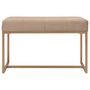 Voir la diapositive 2 : VIDAXL Banc d'entree beige 80 cm velours