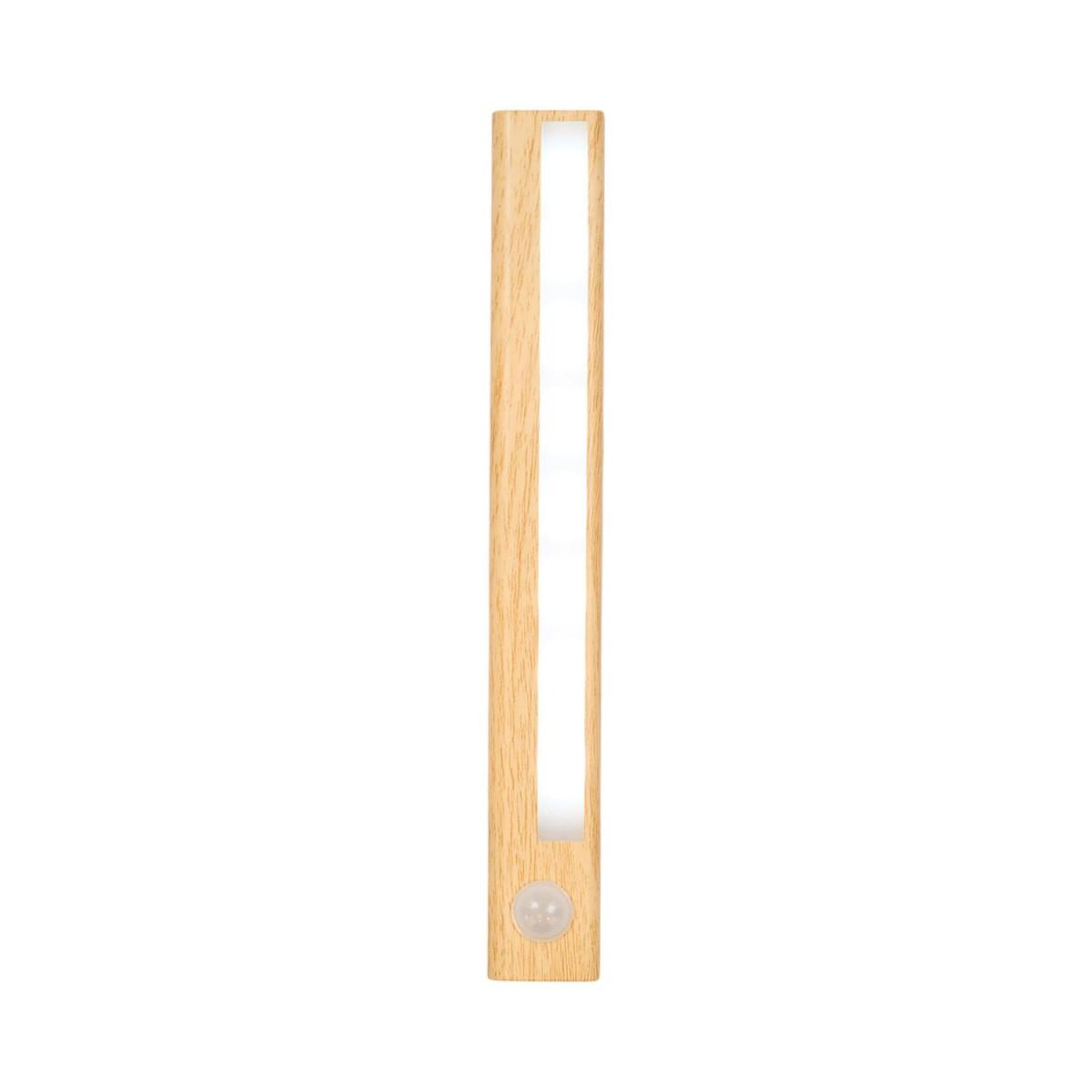 Voir la diapositive 2 : The Home Deco Factory Lampe Réglette à LED  Effet Bois  23cm Naturel
