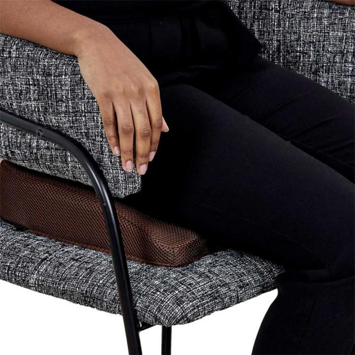 Paris Prix Coussin de Posture  Spécial Coccyx  42cm Marron