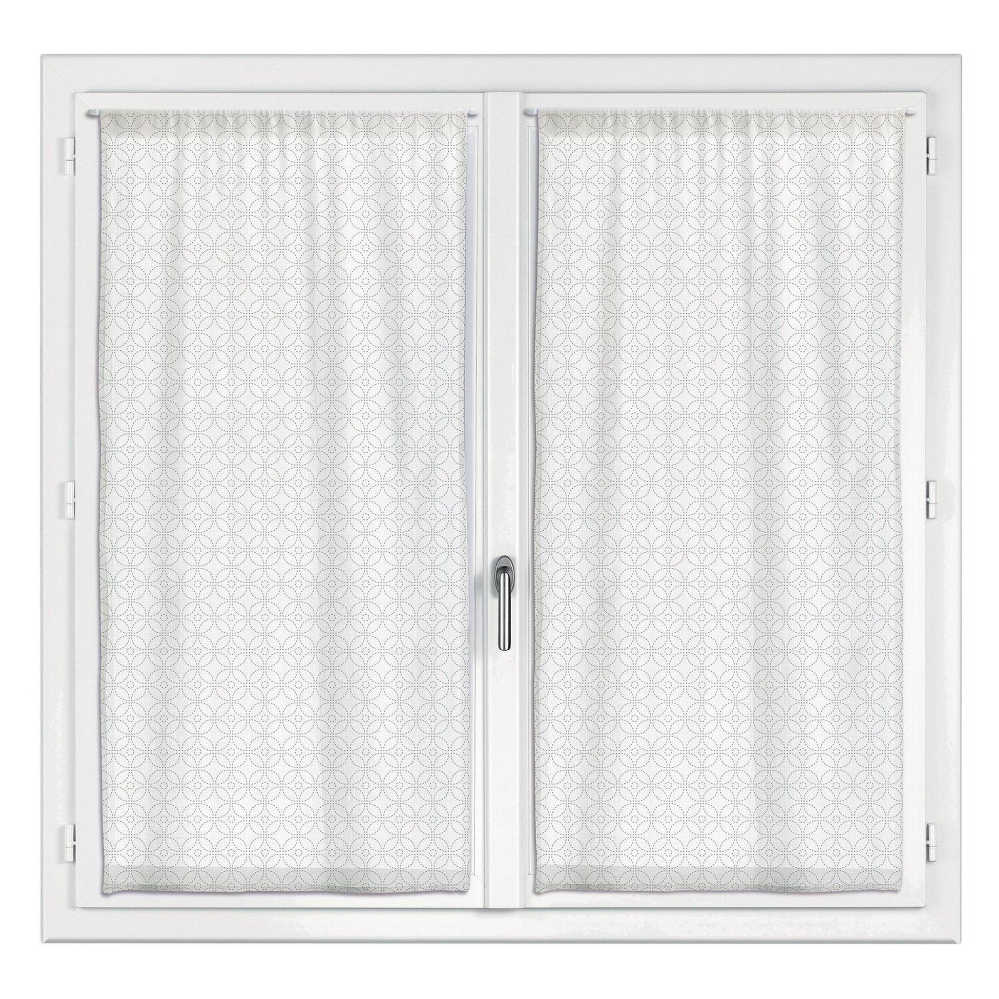 Les Ateliers du Linge Rideaux voile. Coloris disponibles : Blanc, Beige