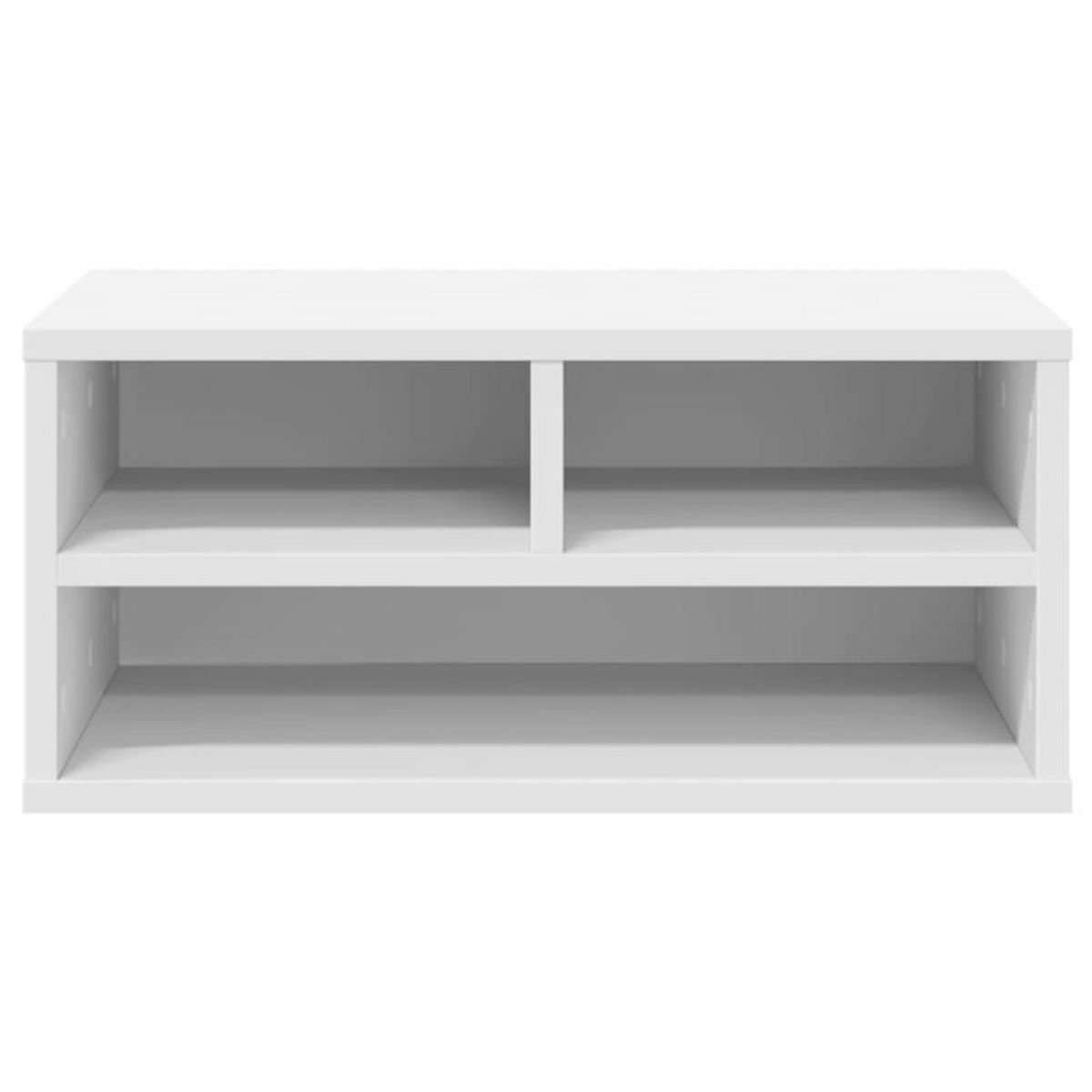 VIDAXL Support d imprimante blanc 49x40x22,5 cm bois d ingénierie