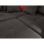 Voir la diapositive 4 : LISA DESIGN Rune - canapé panoramique d'angle gauche - 7 places - avec pouf d'appoint - en velours côtelé