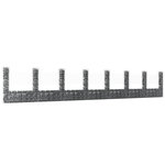VIDAXL Panier de gabion en forme de U avec 8 poteaux Fer 860x20x150 cm