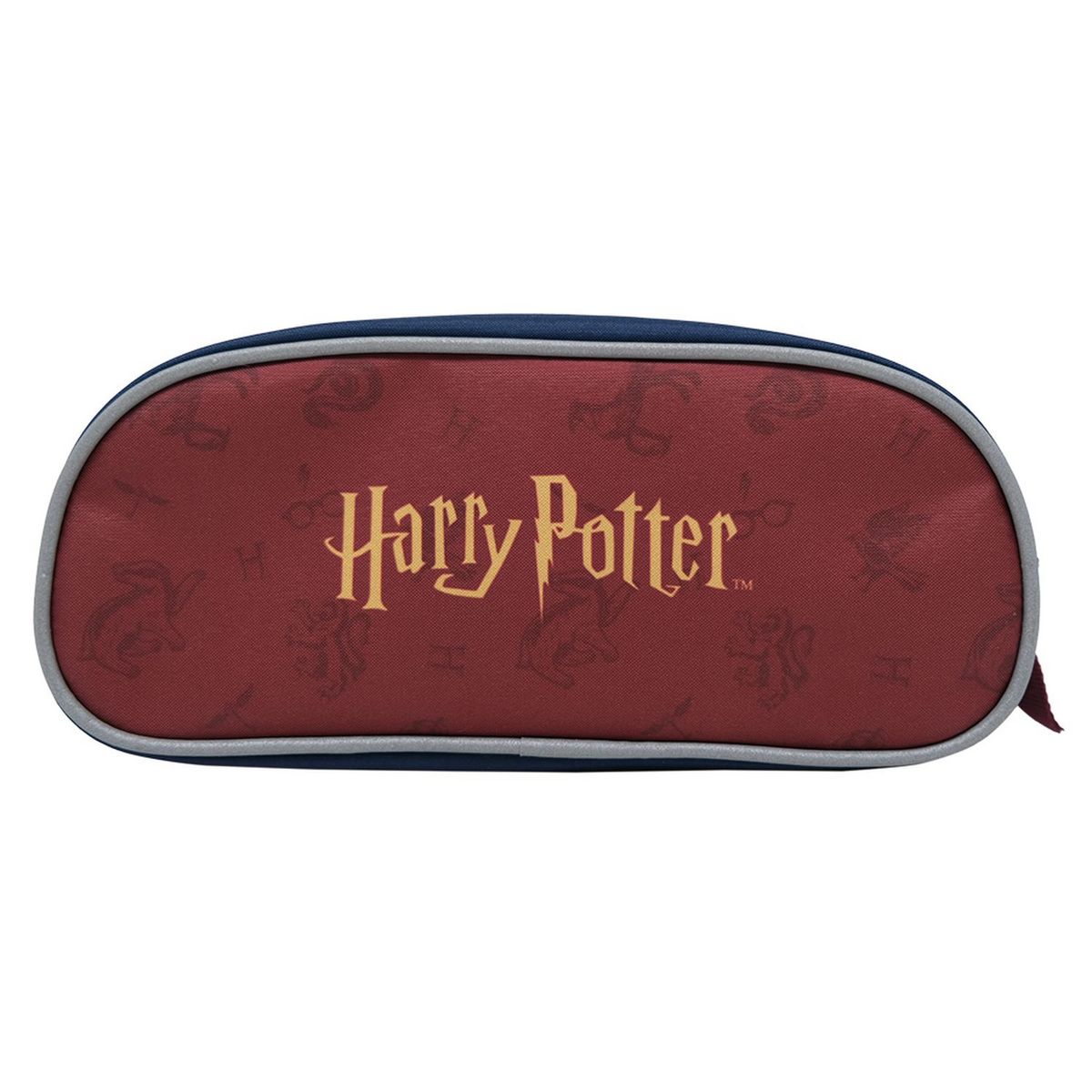 HARRY POTTER Trousse 2 compartiments rouge