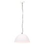 VIDAXL Lampe suspendue industrielle vintage 25 W Blanc Rond 41 cm E27