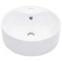 Voir la diapositive 2 : VIDAXL Lavabo avec trop-plein 36x13 cm Ceramique Blanc