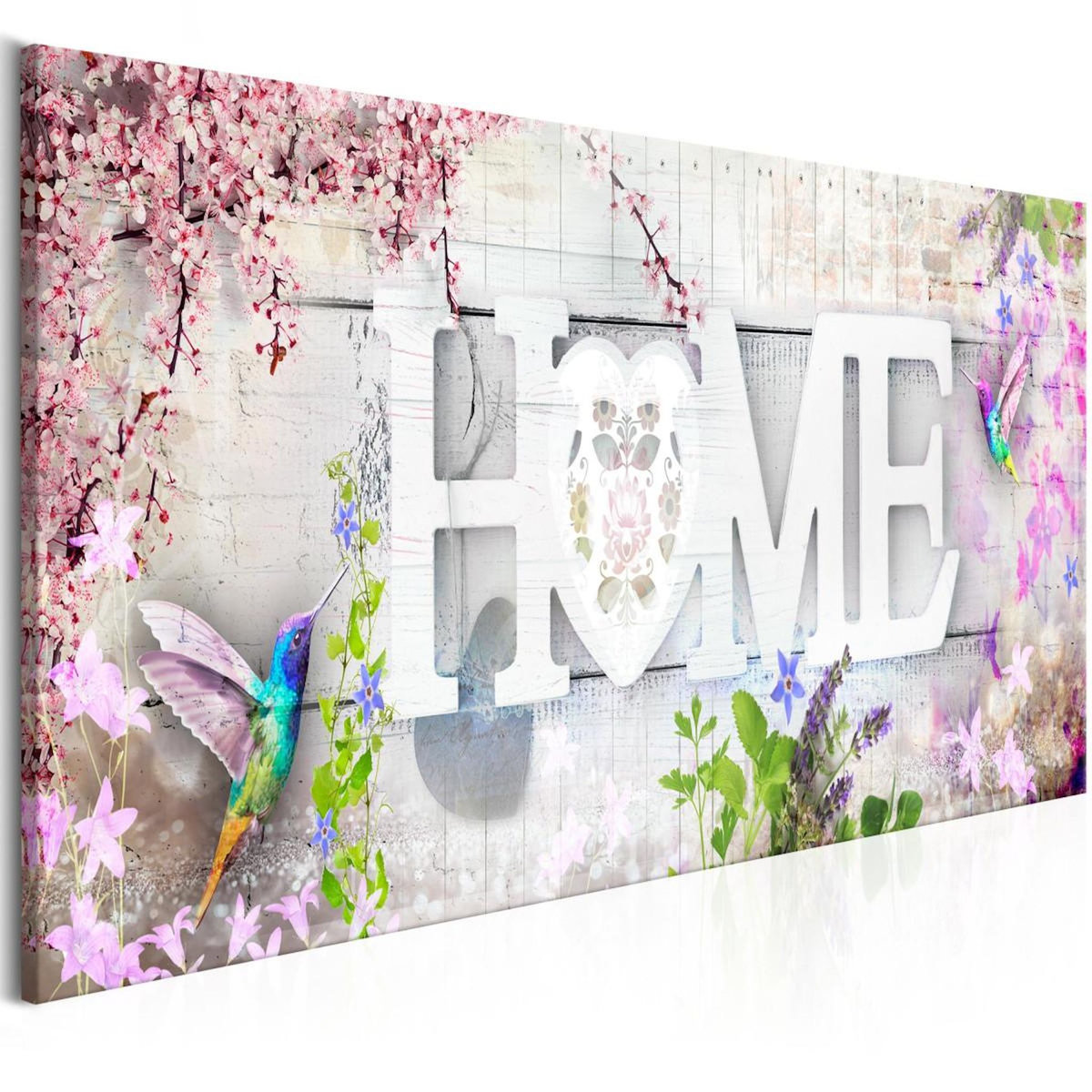 Paris Prix Tableau Imprimé  Home & Hummingbirds Pink Narrow
