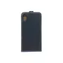 amahousse Housse iPhone XS Max étui noir avec fermeture verticale à clapet