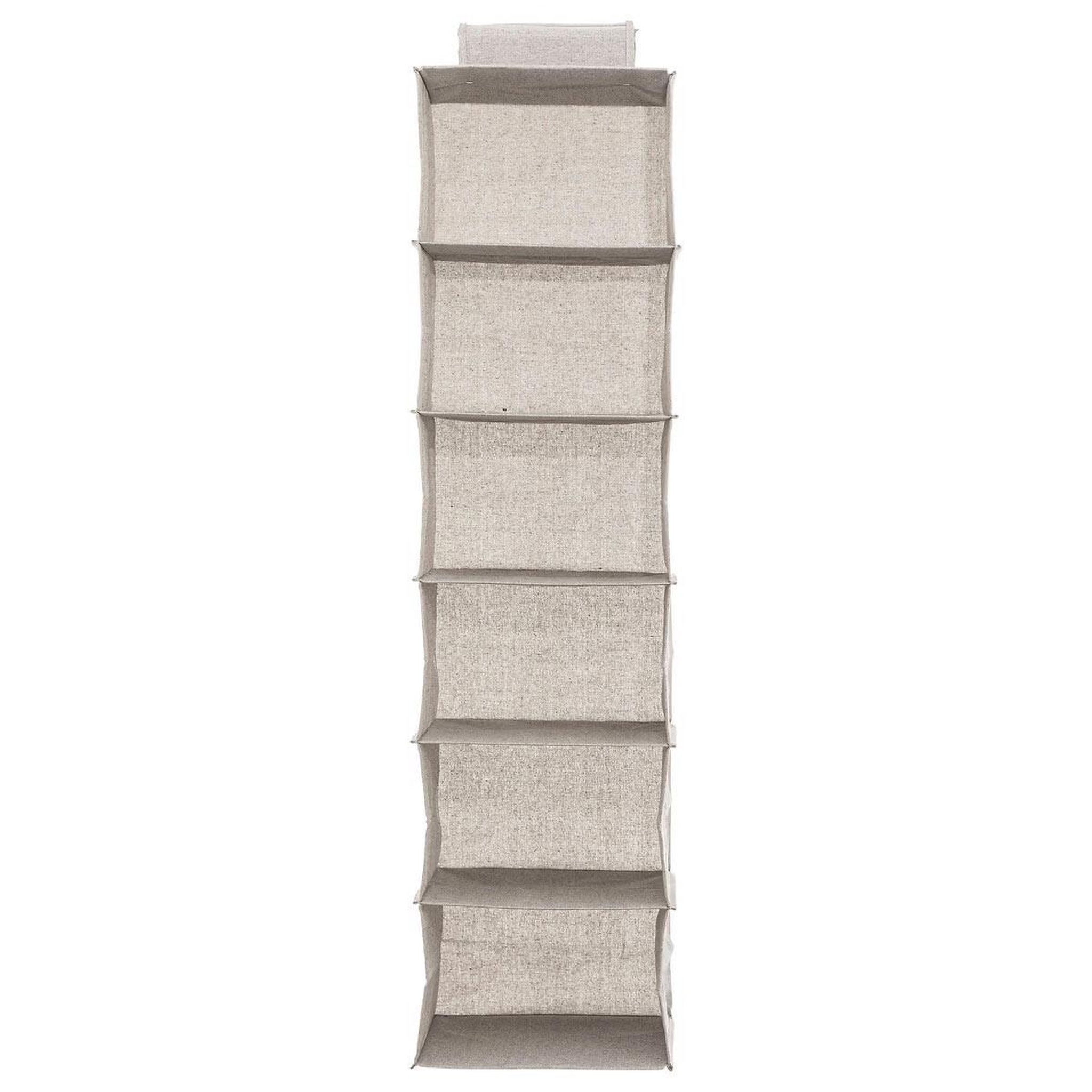 Voir la diapositive 2 : FIVE Range chemises 6 cases  orga  120cm naturel