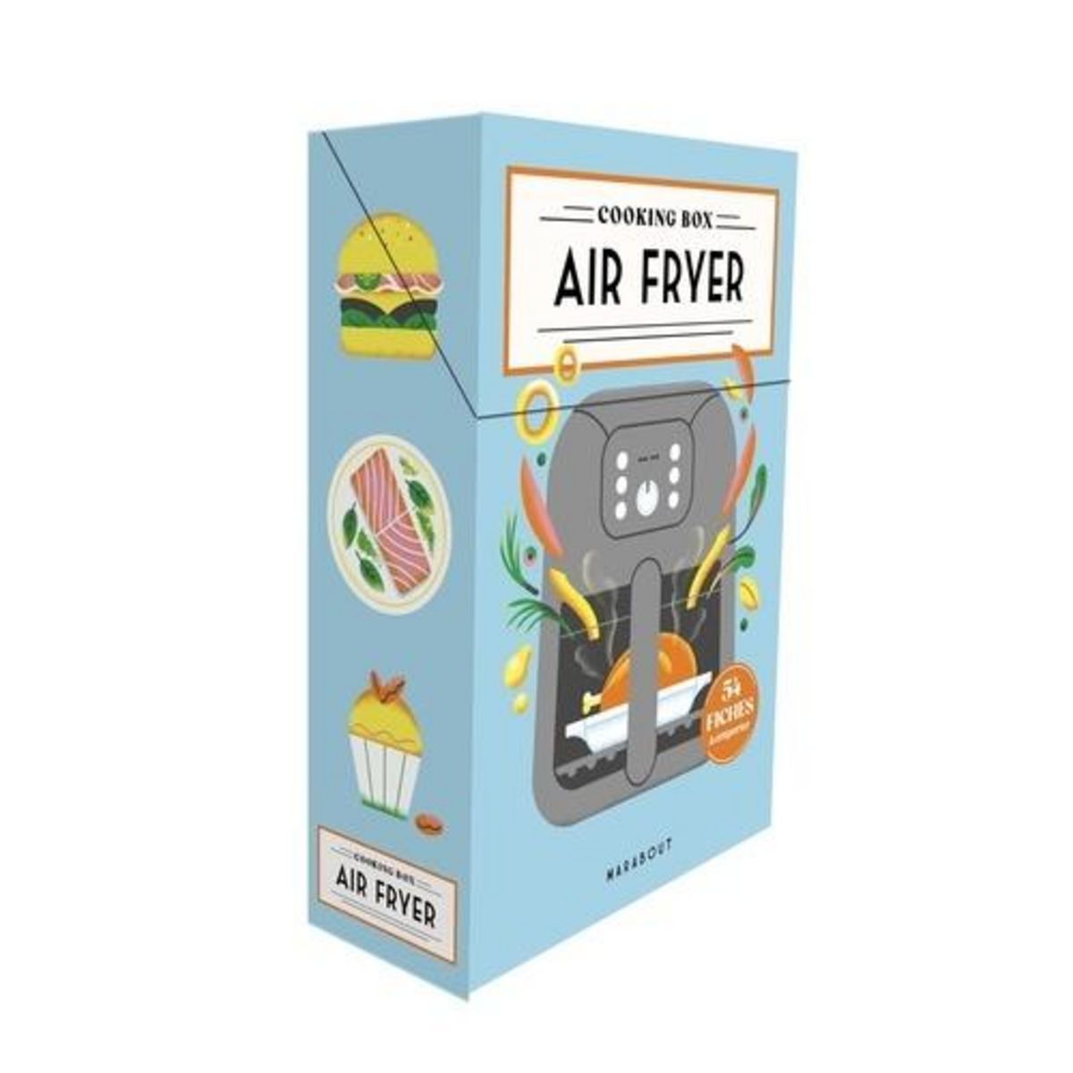 AIR FRYER. 54 FICHES A EMPORTER, Marabout
