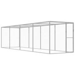 VIDAXL Cage pour chat 6x1,5x1,5 m Acier galvanise