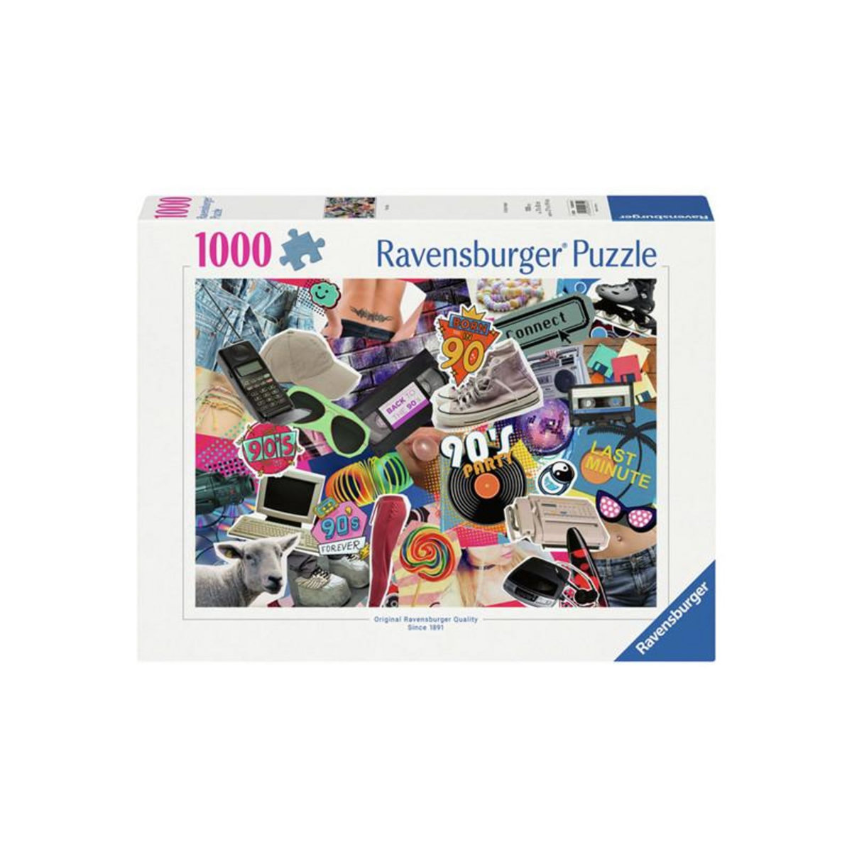 RAVENSBURGER Ravensburger - Jigsaw Puzzle The 90s, 1000 pcs. 120006190