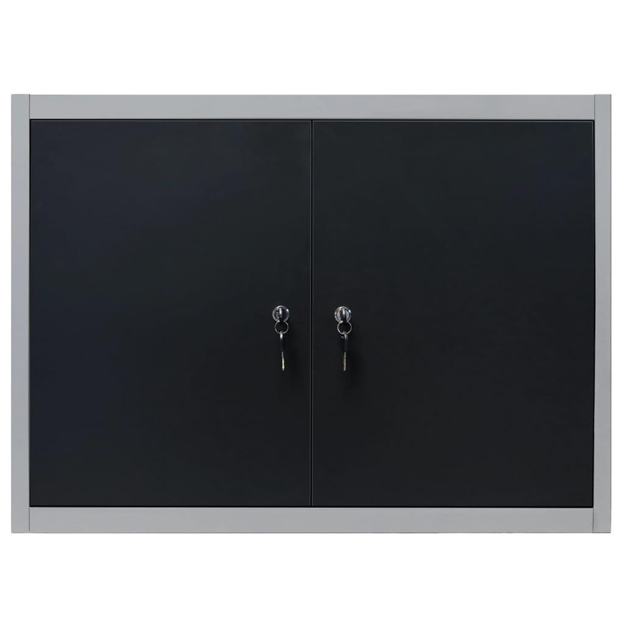 Voir la diapositive 3 : VIDAXL Armoire a outils murale Style Industriel Metal Gris et noir