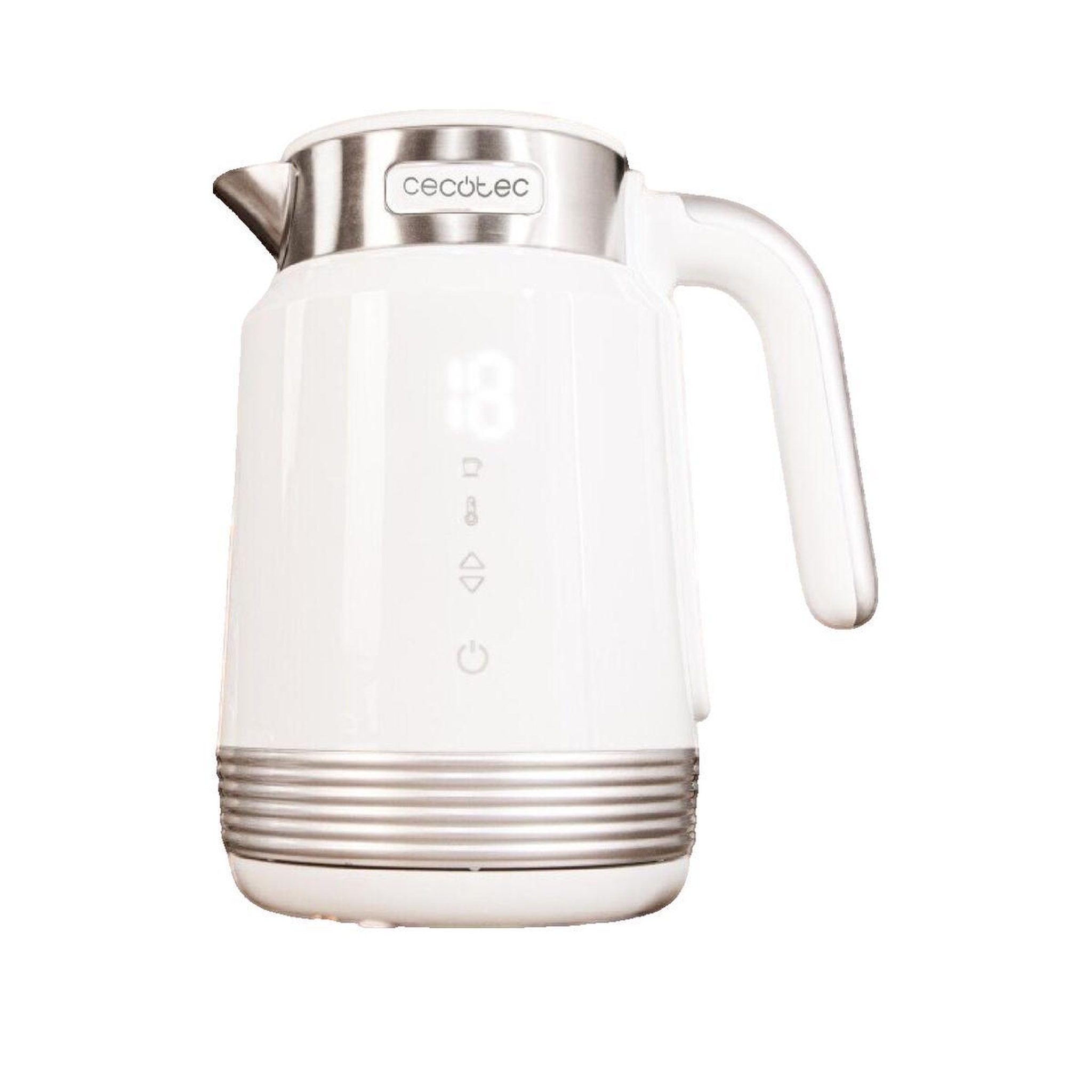 Voir la diapositive 3 : CECOTEC Bouilloire électrique Cecotec ThermoSense 600 Touch blanche 1,7 litre