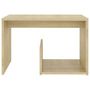 Voir la diapositive 4 : VIDAXL Table d appoint chêne sonoma 59x36x38 cm bois d ingénierie