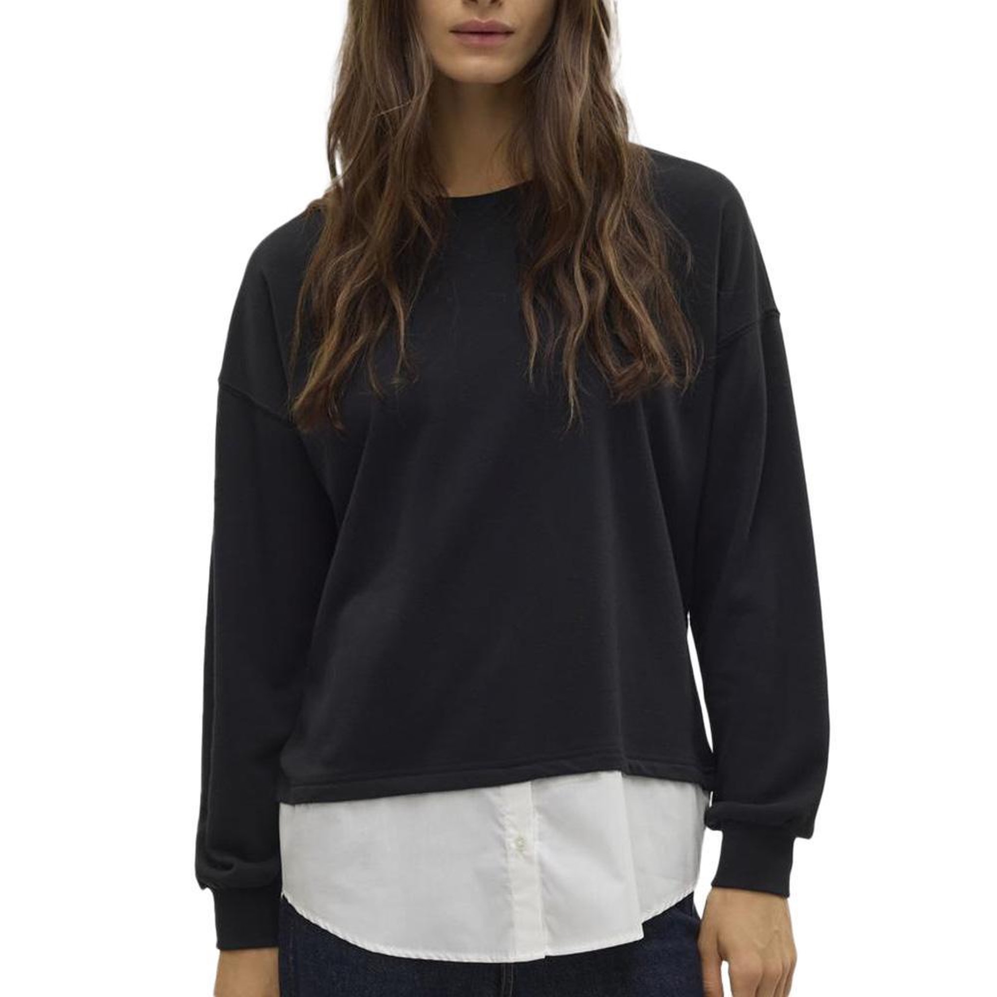 Vero Moda Sweat Noir Femme Vero Moda Yoyo. Coloris disponibles : Noir