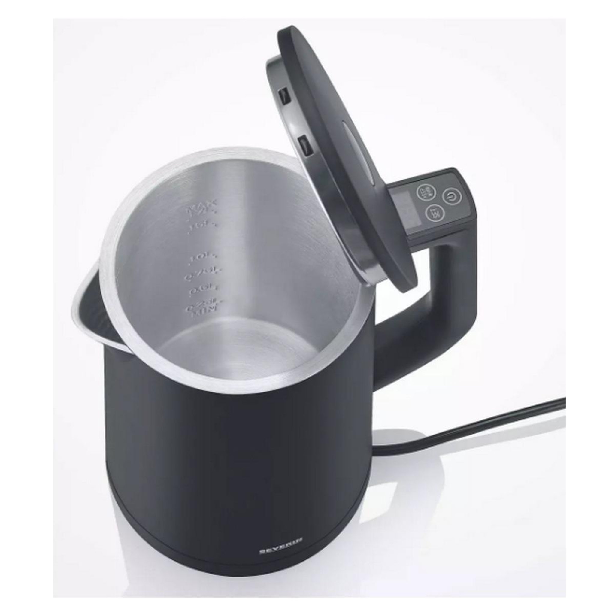 Voir la diapositive 2 : SEVERIN Bouilloire sans fil 1.7l 2200w noir - wk3483