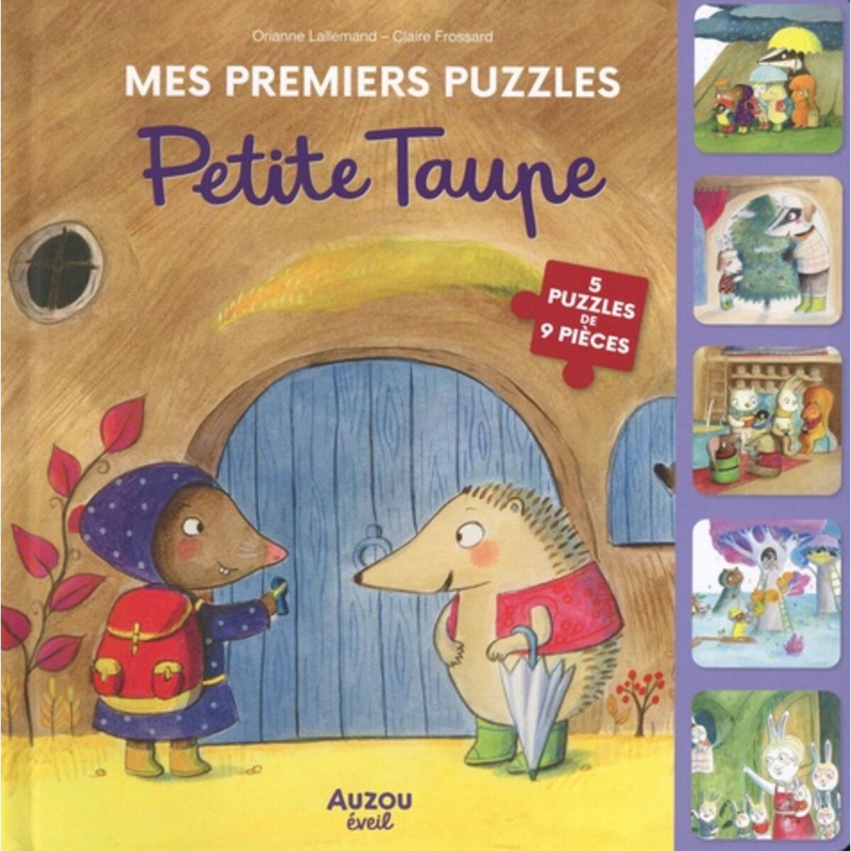  PETITE TAUPE. 5 PUZZLE DE 9 PIECES, Frossard Claire