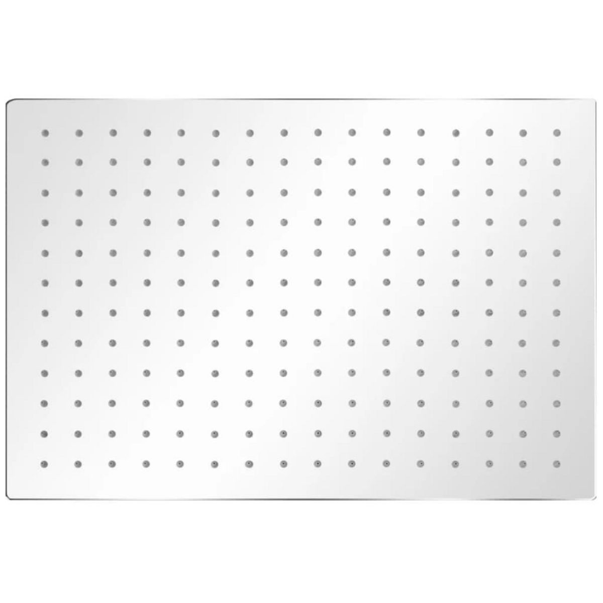 VIDAXL Tete de douche plongeante rectangulaire acier inoxydable