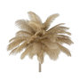 Voir la diapositive 2 : Paris Prix Lampadaire Imitation Plume  Palm  160cm Or & Camel